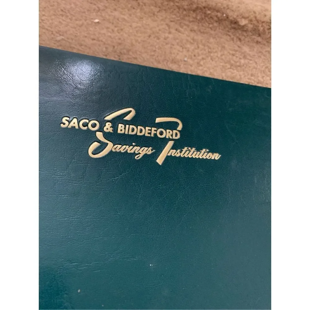 Saco & Biddeford Savings Institution Vintage 3 Ring Binder